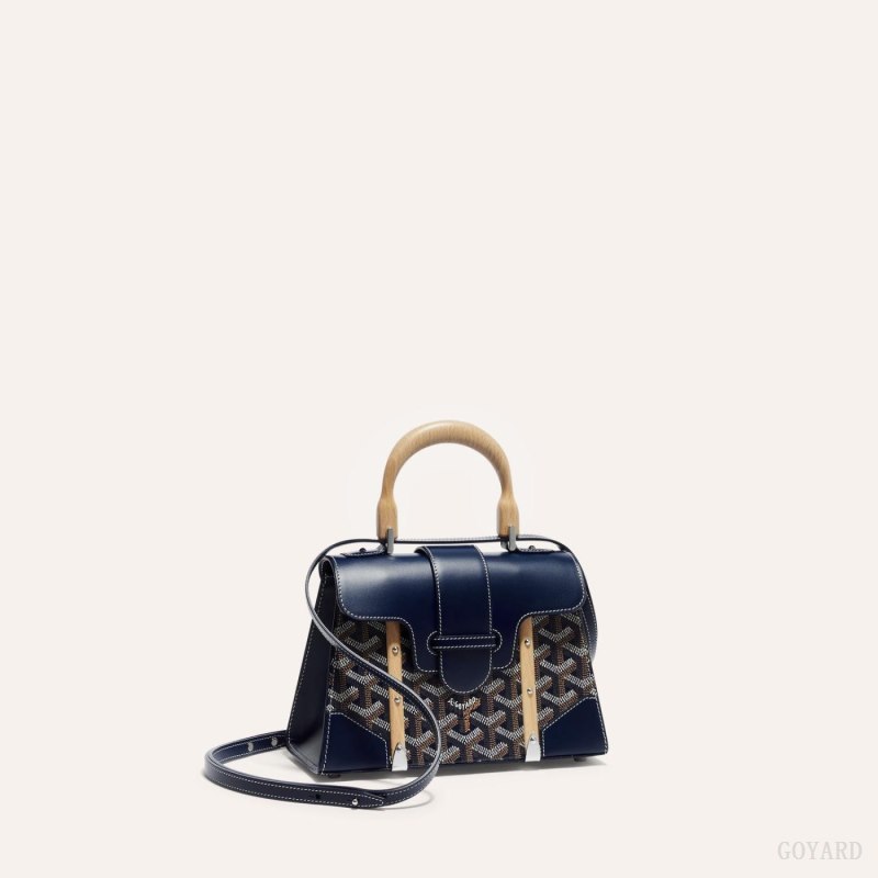 Goyard SAÏGON STRUCTURE MINI BAG Vesker Marineblå Blå | GY-ENY2100