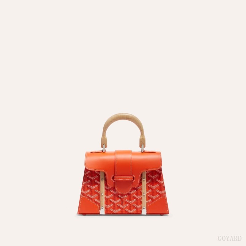 Goyard SAÏGON STRUCTURE MINI BAG Vesker Oransje | GY-XWE4911
