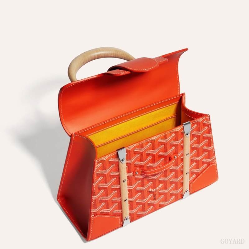 Goyard SAÏGON STRUCTURE MINI BAG Vesker Oransje | GY-XWE4911