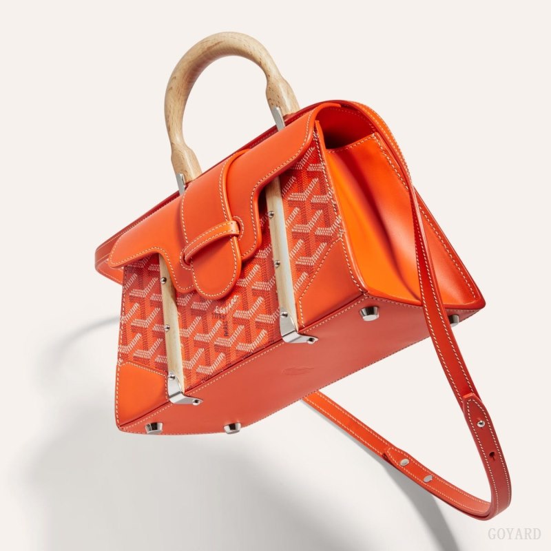 Goyard SAÏGON STRUCTURE MINI BAG Vesker Oransje | GY-XWE4911