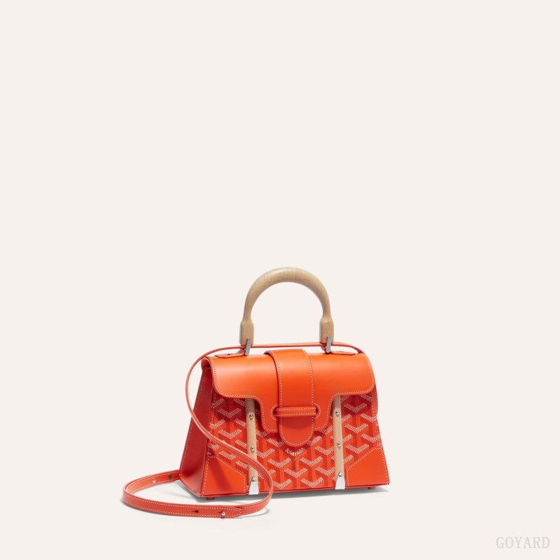 Goyard SAÏGON STRUCTURE MINI BAG Vesker Oransje | GY-XWE4911