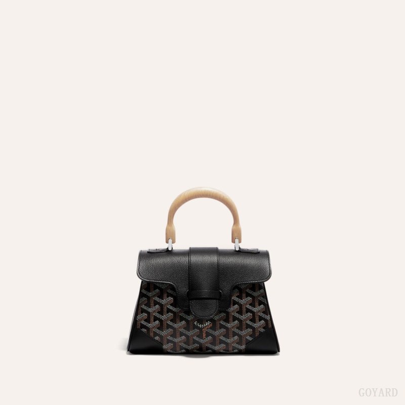 Goyard SAIGON SOUPLE MINI BAG Mini Vesker Svarte | GY-QCN7622