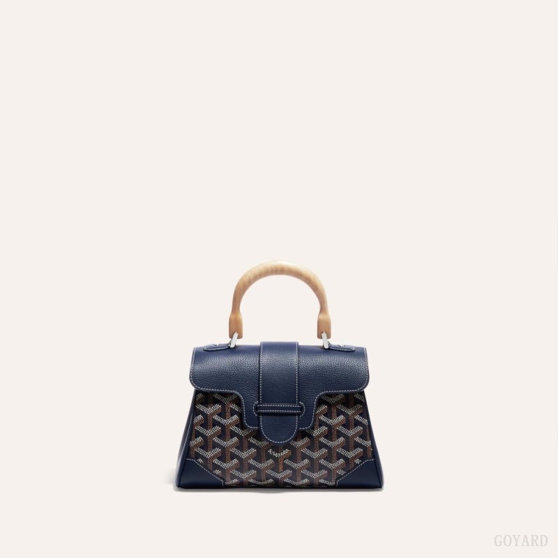 Goyard SAIGON SOUPLE MINI BAG Mini Vesker Marineblå Blå | GY-FFT8183