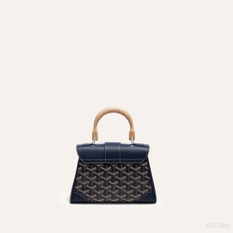 Goyard SAIGON SOUPLE MINI BAG Mini Vesker Marineblå Blå | GY-FFT8183