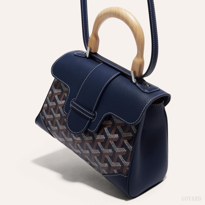 Goyard SAIGON SOUPLE MINI BAG Mini Vesker Marineblå Blå | GY-FFT8183