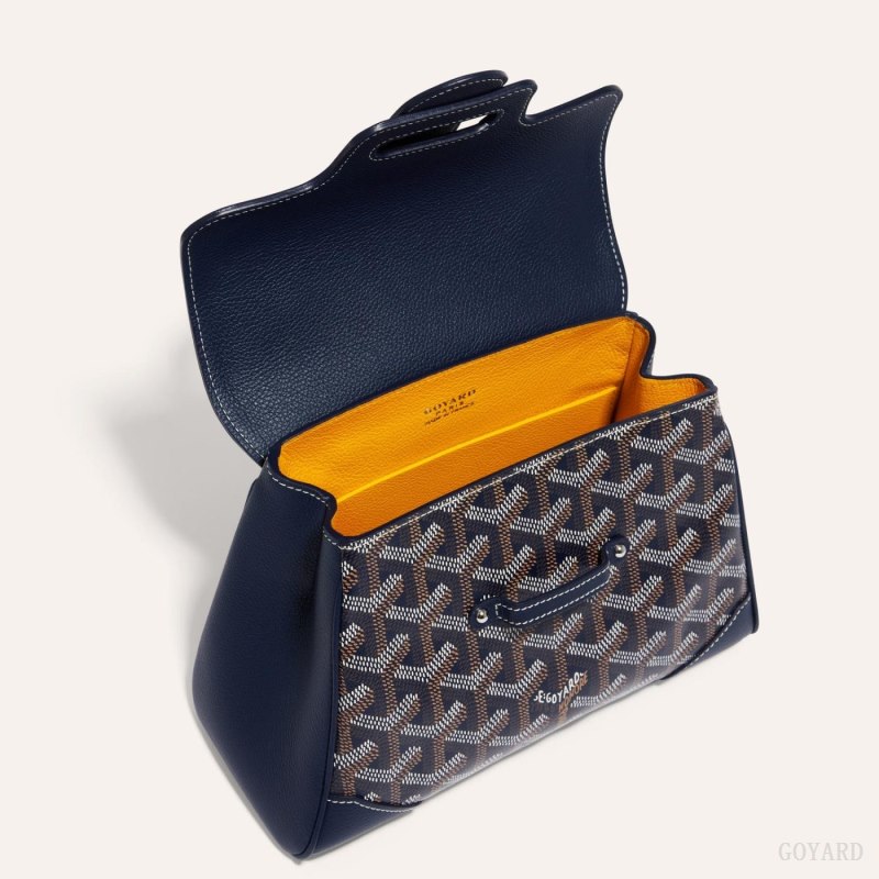 Goyard SAIGON SOUPLE MINI BAG Mini Vesker Marineblå Blå | GY-FFT8183