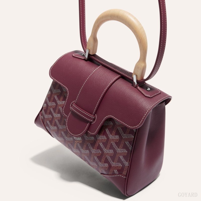 Goyard SAIGON SOUPLE MINI BAG Mini Vesker Burgunder | GY-VKA0108