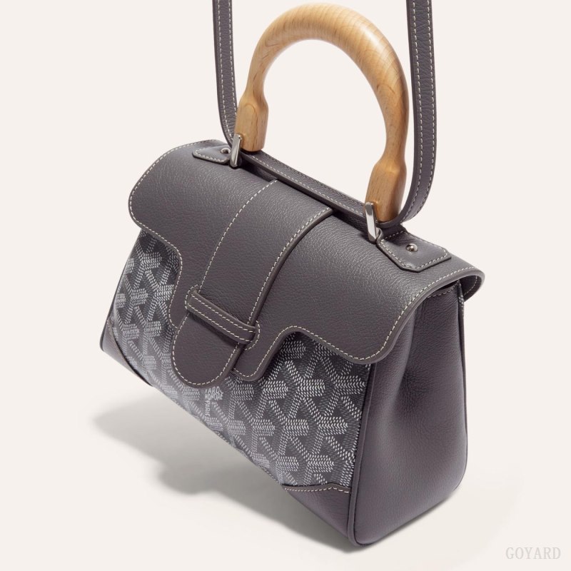 Goyard SAIGON SOUPLE MINI BAG Mini Vesker Grå | GY-PPU8883