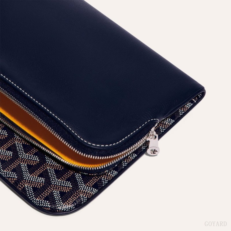 Goyard SAINTE-MARIE CLUTCH Pouches Marineblå Blå | GY-ZMF7789