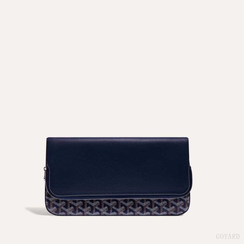 Goyard SAINTE-MARIE CLUTCH Pouches Marineblå Blå | GY-ZMF7789