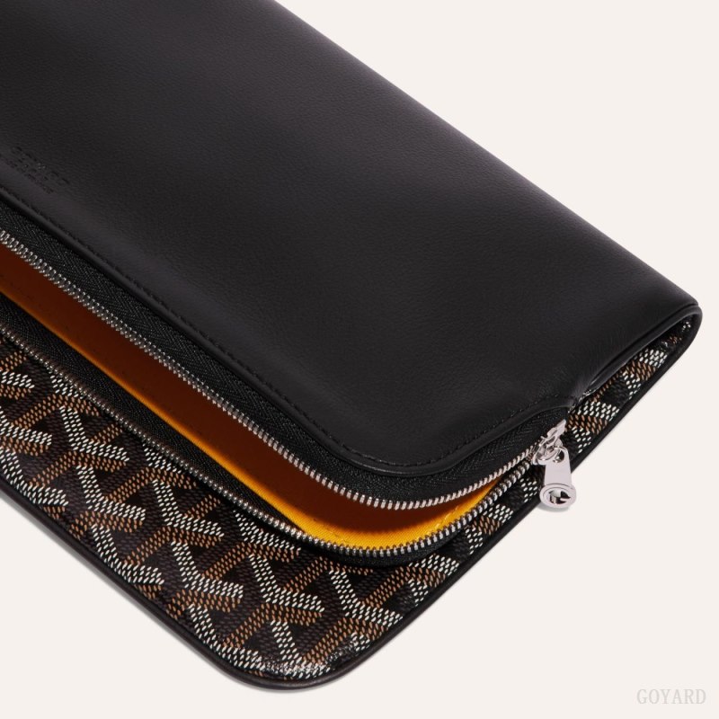 Goyard SAINTE-MARIE CLUTCH Pouches Svarte | GY-CER9530