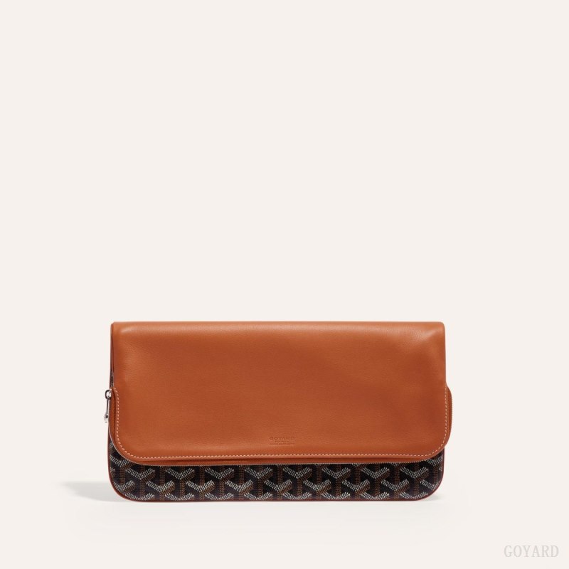 Goyard SAINTE-MARIE CLUTCH Pouches Svarte Brune | GY-MFH7272
