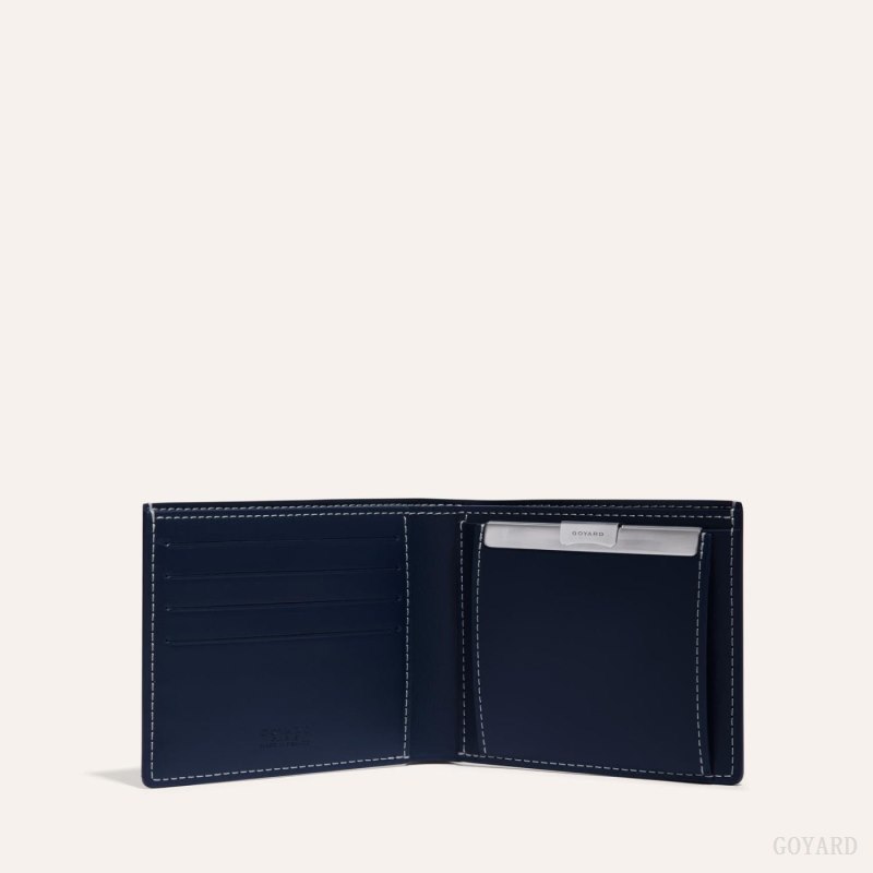Goyard SAINT-FLORENTIN WALLET Lommebok Marineblå Blå | GY-MOL2960