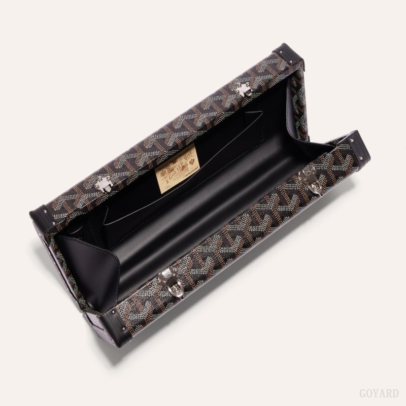 Goyard SAINT-HONORE TRUNK BAG Bagasjepose Svarte | GY-CGU0353