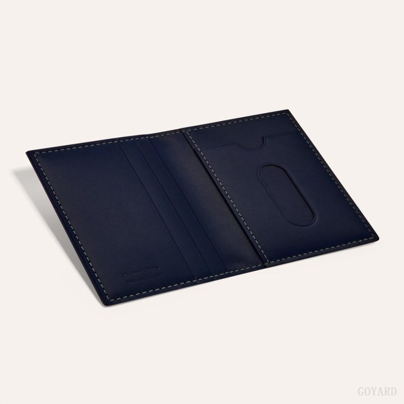 Goyard SAINT-MARC CARD WALLET Kortholder Marineblå Blå | GY-EFR2574