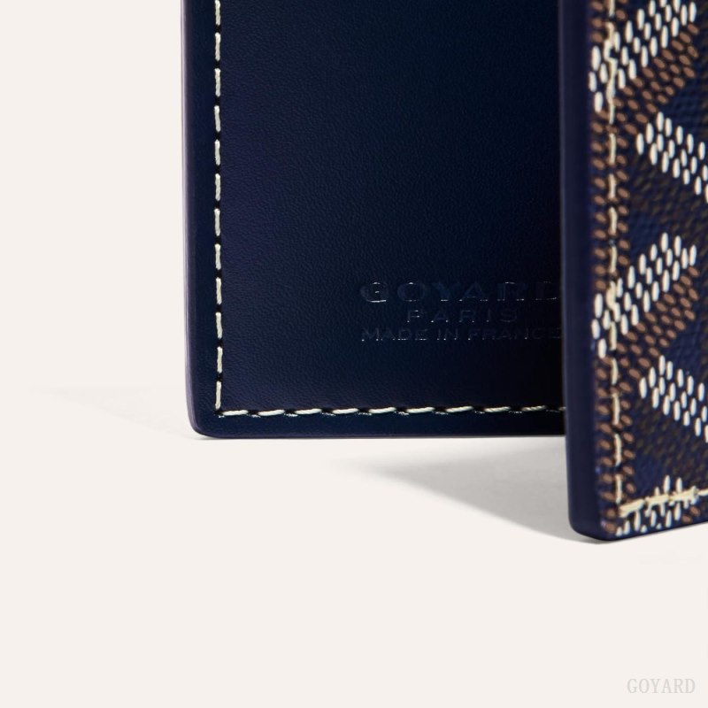 Goyard SAINT-MARC CARD WALLET Kortholder Marineblå Blå | GY-EFR2574