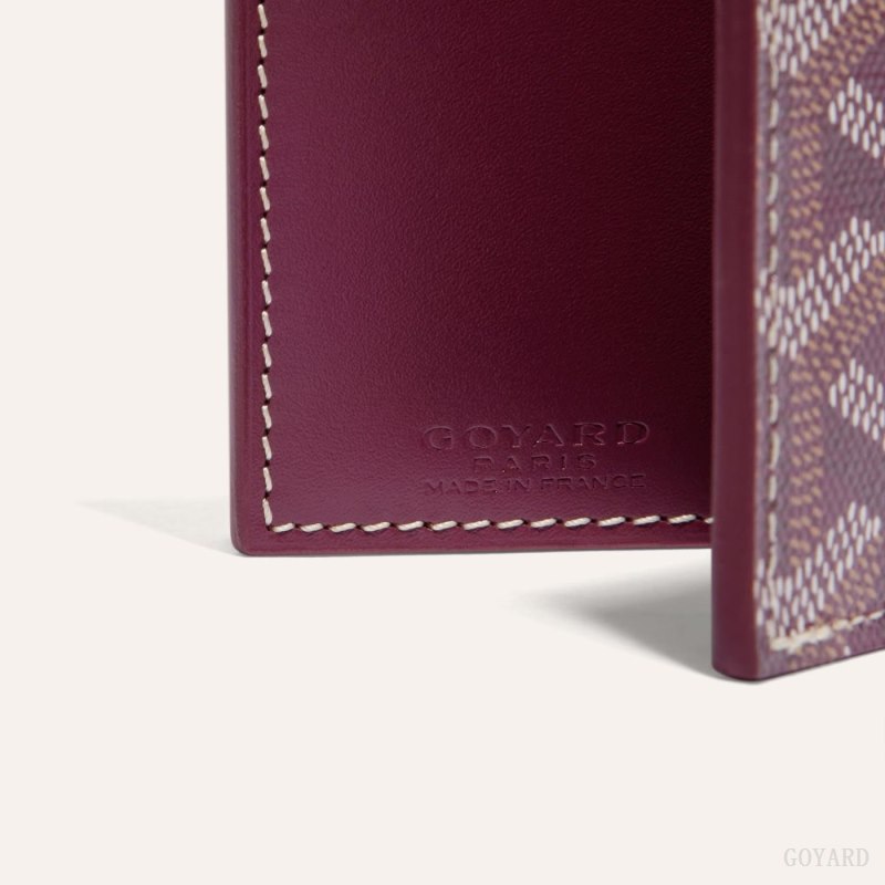 Goyard SAINT-MARC CARD WALLET Kortholder Burgunder | GY-BOR1032
