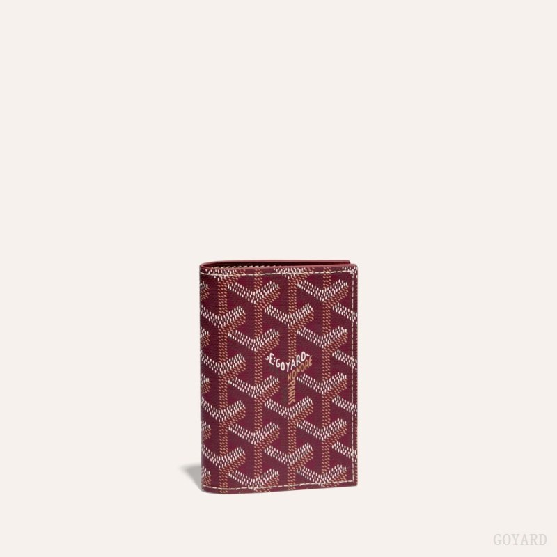 Goyard SAINT-MARC CARD WALLET Kortholder Burgunder | GY-BOR1032