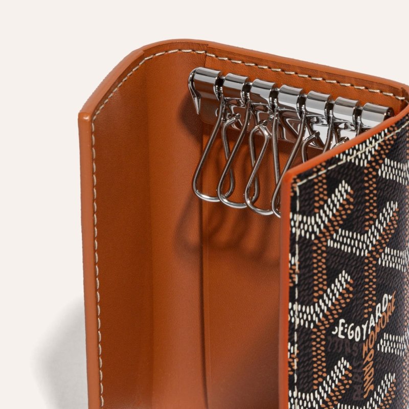 Goyard SAINT-MICHEL KEY RING Nøkkelringer Svarte Brune | GY-QRU8311