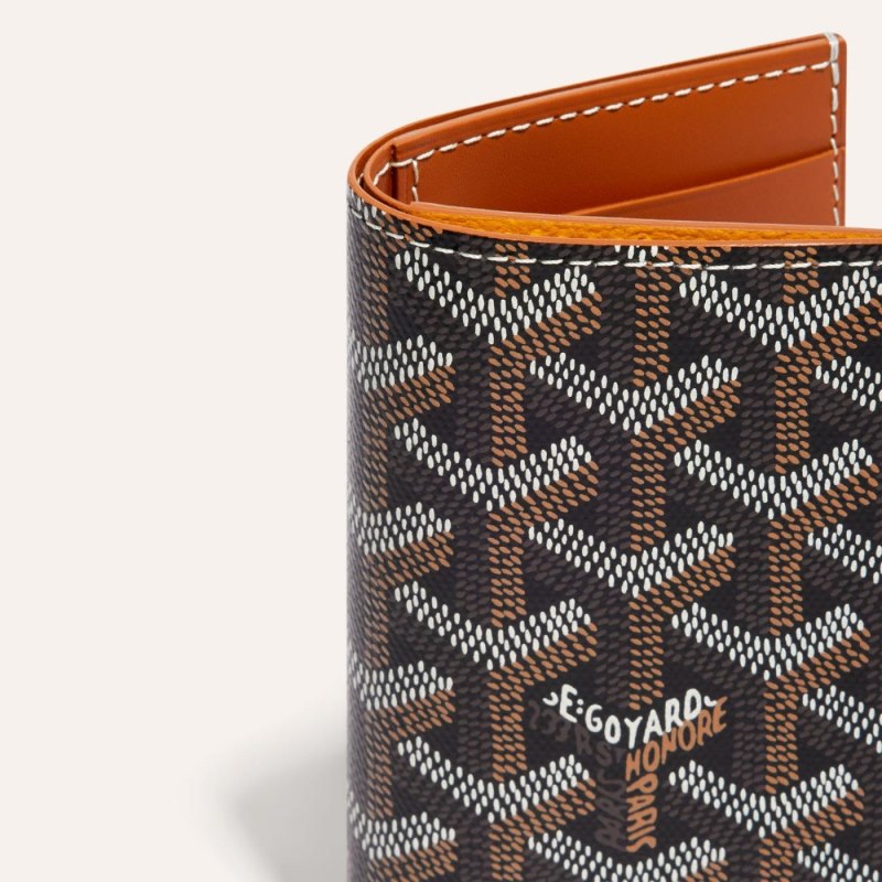Goyard SAINT-PIERRE CARD WALLET Kortholder Svarte Brune | GY-YBE4840