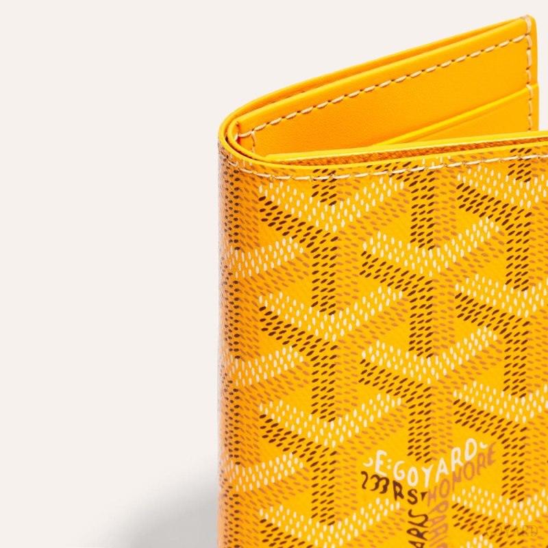 Goyard SAINT-PIERRE CARD WALLET Kortholder Gul | GY-VGF9797
