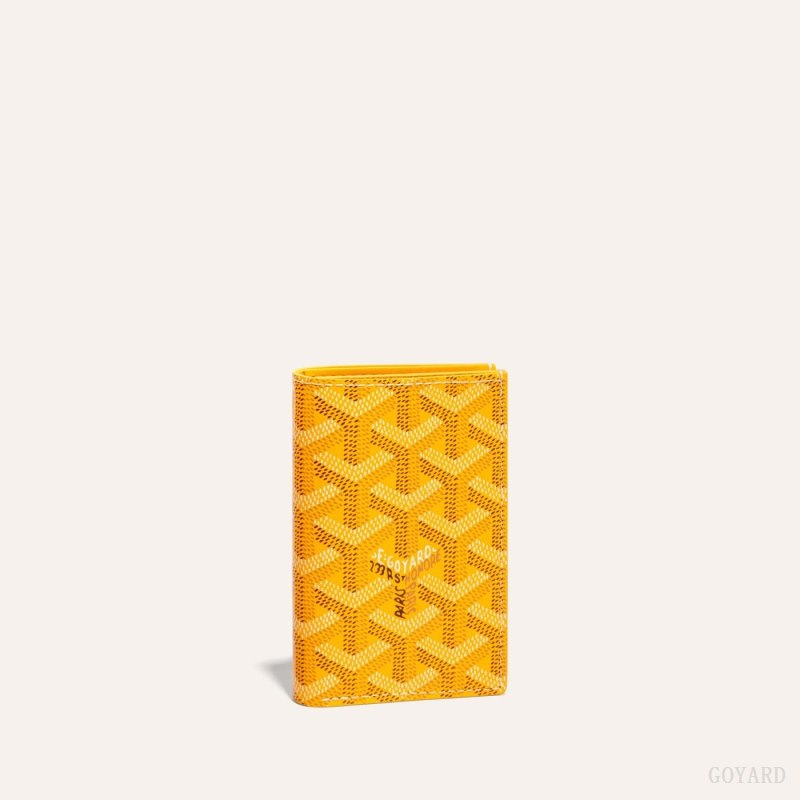 Goyard SAINT-PIERRE CARD WALLET Kortholder Gul | GY-VGF9797
