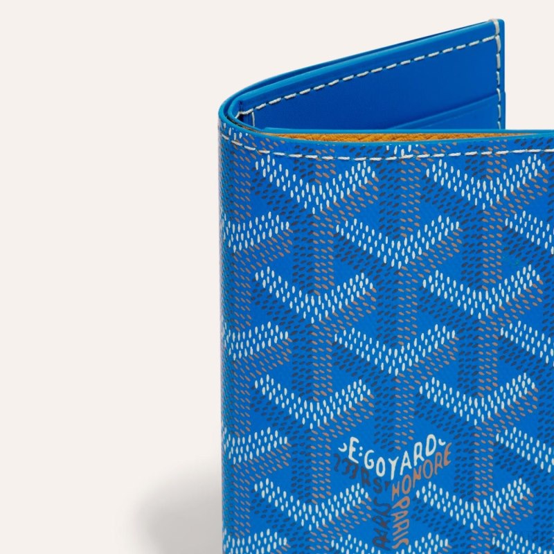 Goyard SAINT-PIERRE CARD WALLET Kortholder Blå | GY-JHD7550