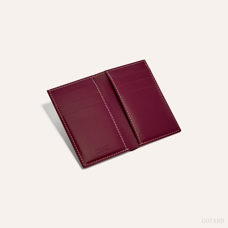 Goyard SAINT-PIERRE CARD WALLET Kortholder Burgunder | GY-INR0826