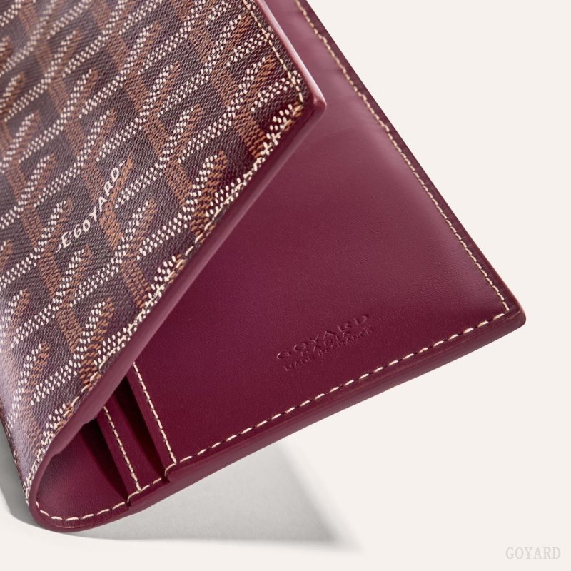 Goyard SAINT-ROCH WALLET Lommebok Burgunder | GY-FIG6538