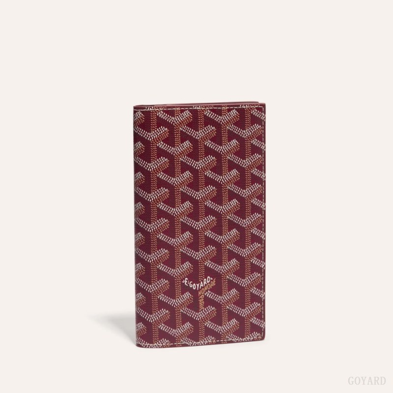 Goyard SAINT-ROCH WALLET Lommebok Burgunder | GY-FIG6538