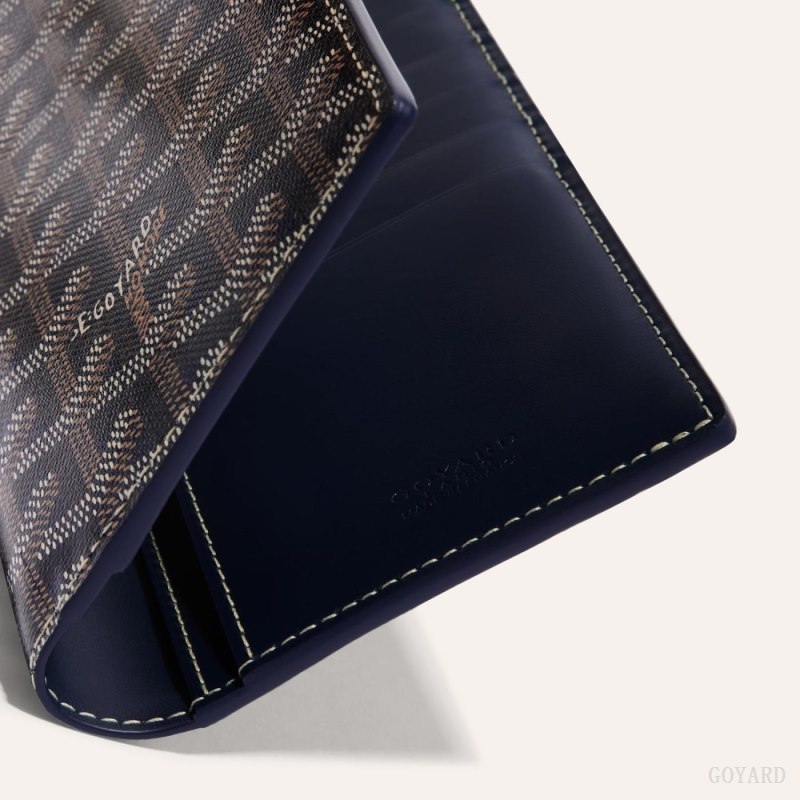 Goyard SAINT-ROCH WALLET Lommebok Marineblå Blå | GY-SLT9882