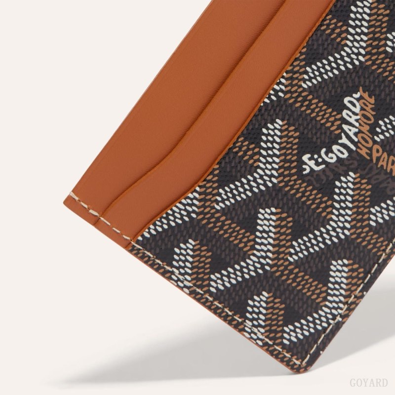 Goyard SAINT-SULPICE CARD WALLET Kortholder Svarte Brune | GY-NKI5484