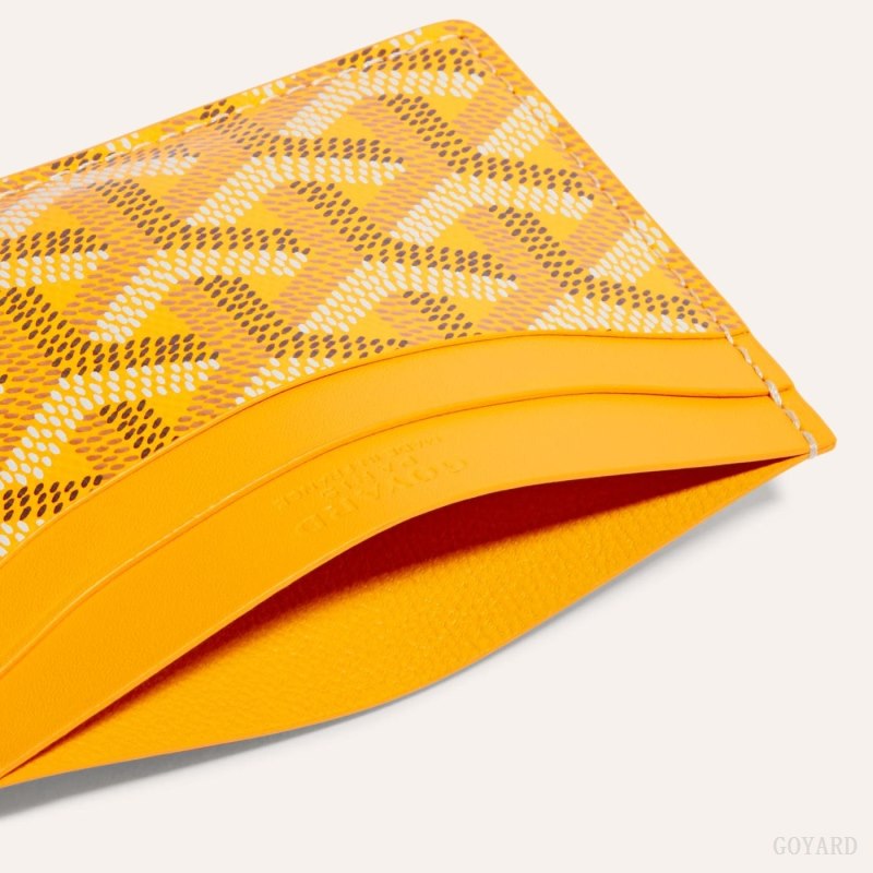 Goyard SAINT-SULPICE CARD WALLET Kortholder Gul | GY-XHF6314
