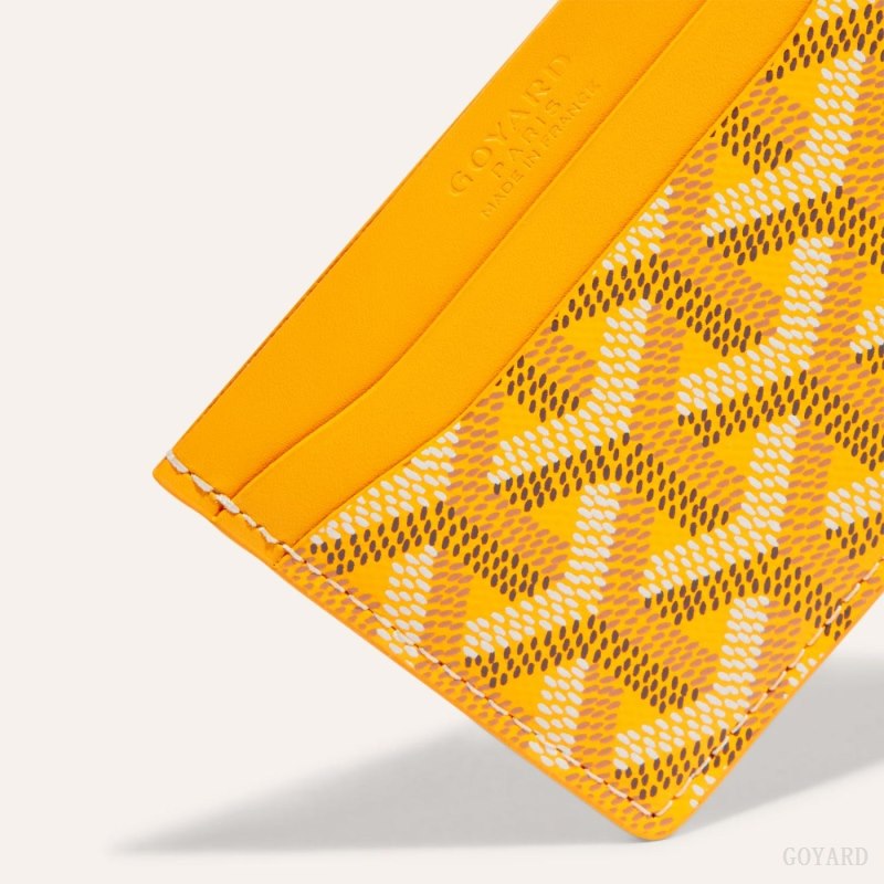 Goyard SAINT-SULPICE CARD WALLET Kortholder Gul | GY-XHF6314
