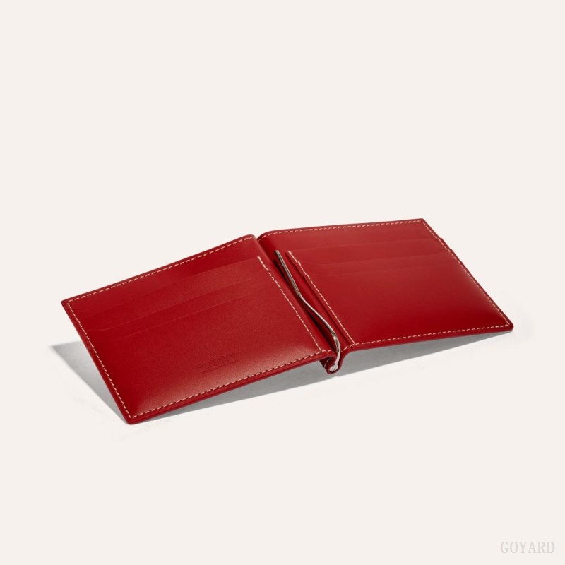 Goyard SAINT-THOMAS BILL FOLD Kortholder Rød | GY-PVT5583