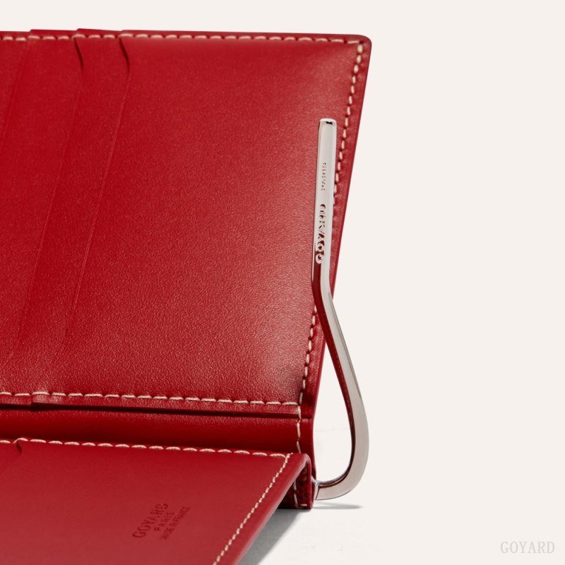 Goyard SAINT-THOMAS BILL FOLD Kortholder Rød | GY-PVT5583