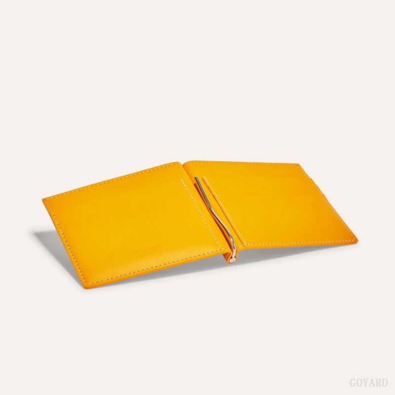 Goyard SAINT-THOMAS BILL FOLD Kortholder Gul | GY-TVO4762