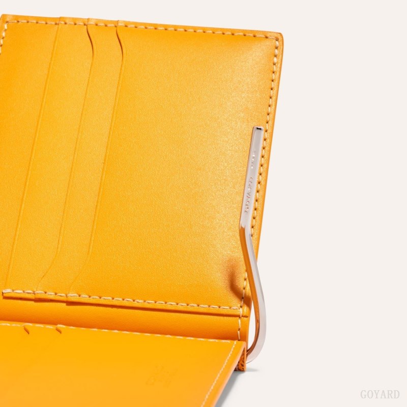Goyard SAINT-THOMAS BILL FOLD Kortholder Gul | GY-TVO4762
