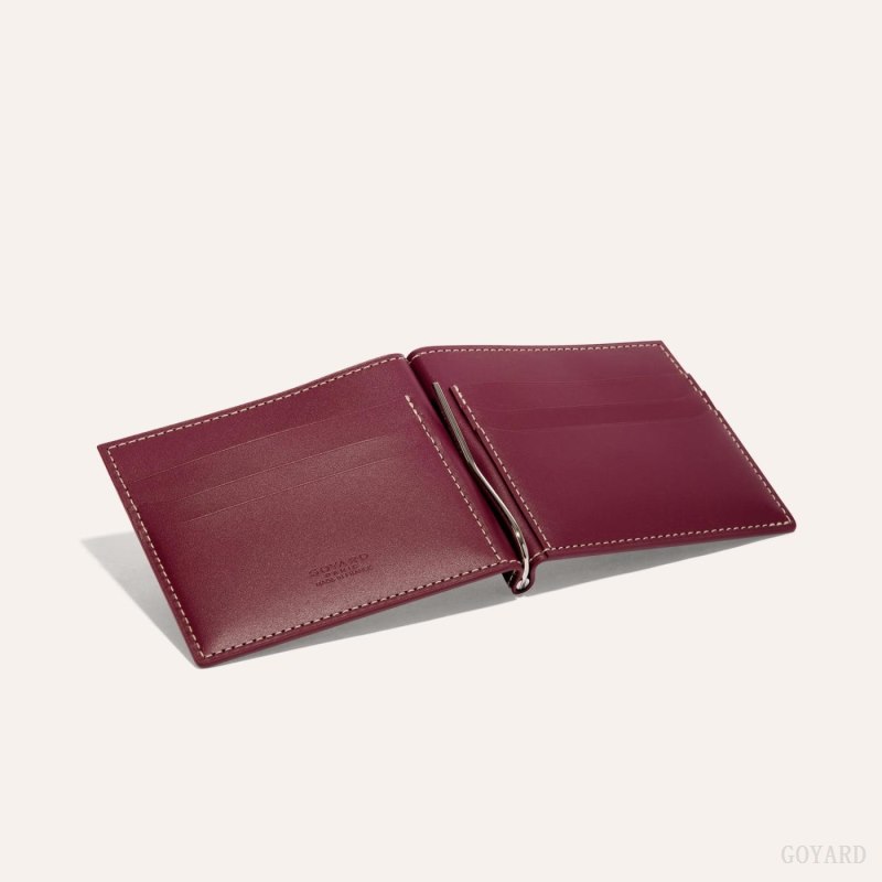 Goyard SAINT-THOMAS BILL FOLD Kortholder Burgunder | GY-DZI2046