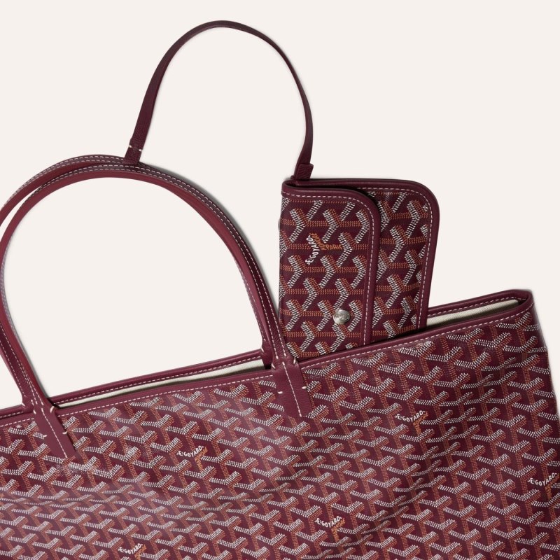 Goyard SAINT LOUIS GM BAG Tote Veske Burgunder | GY-NZD0041