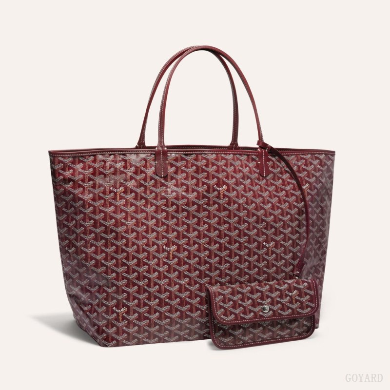 Goyard SAINT LOUIS GM BAG Tote Veske Burgunder | GY-NZD0041