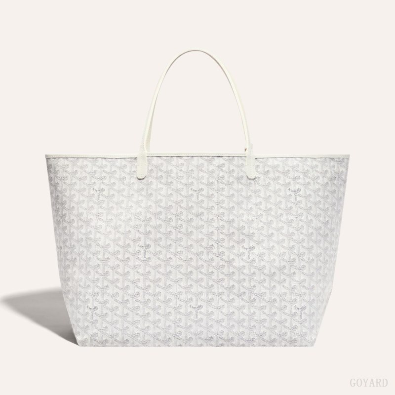 Goyard SAINT LOUIS GM BAG Tote Veske Hvite | GY-NDT5413