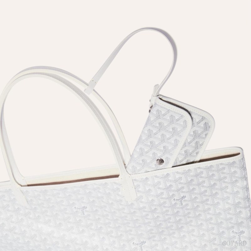Goyard SAINT LOUIS GM BAG Tote Veske Hvite | GY-NDT5413