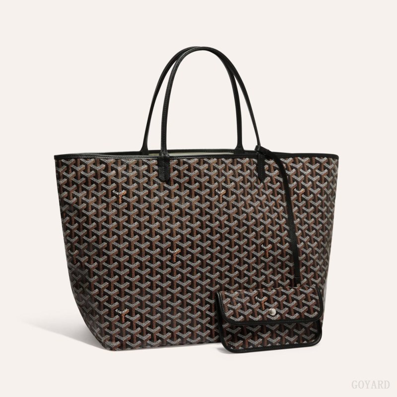 Goyard SAINT LOUIS GM BAG Tote Veske Svarte | GY-PMG8084