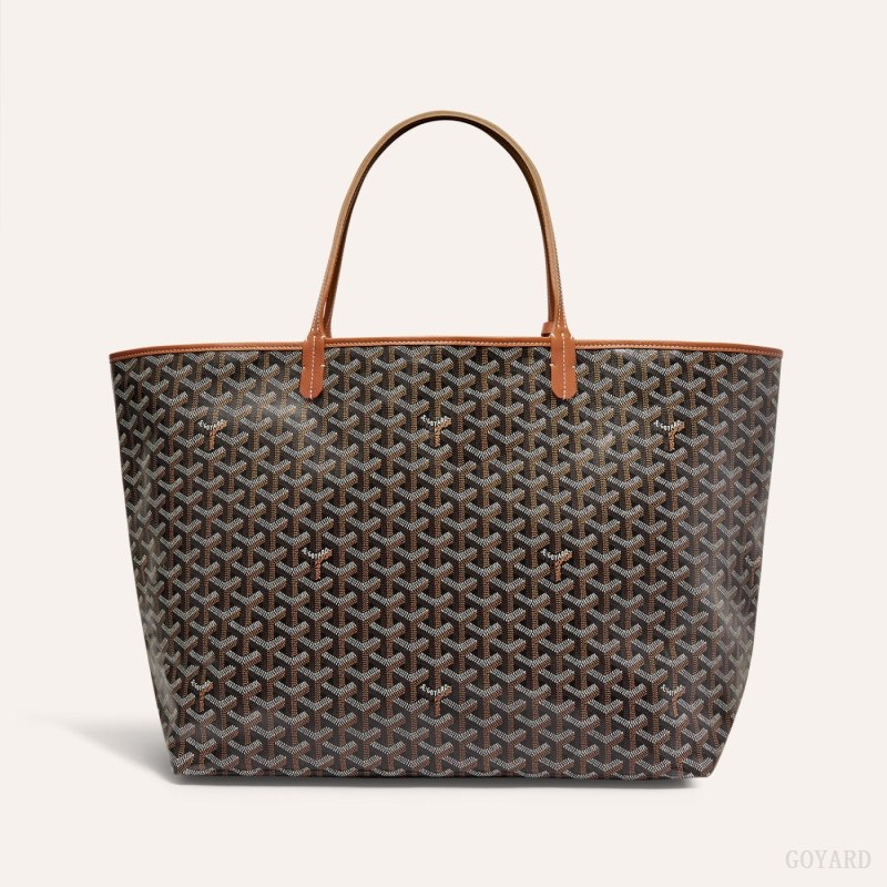 Goyard SAINT LOUIS GM BAG Tote Veske Svarte Brune | GY-PLH4777