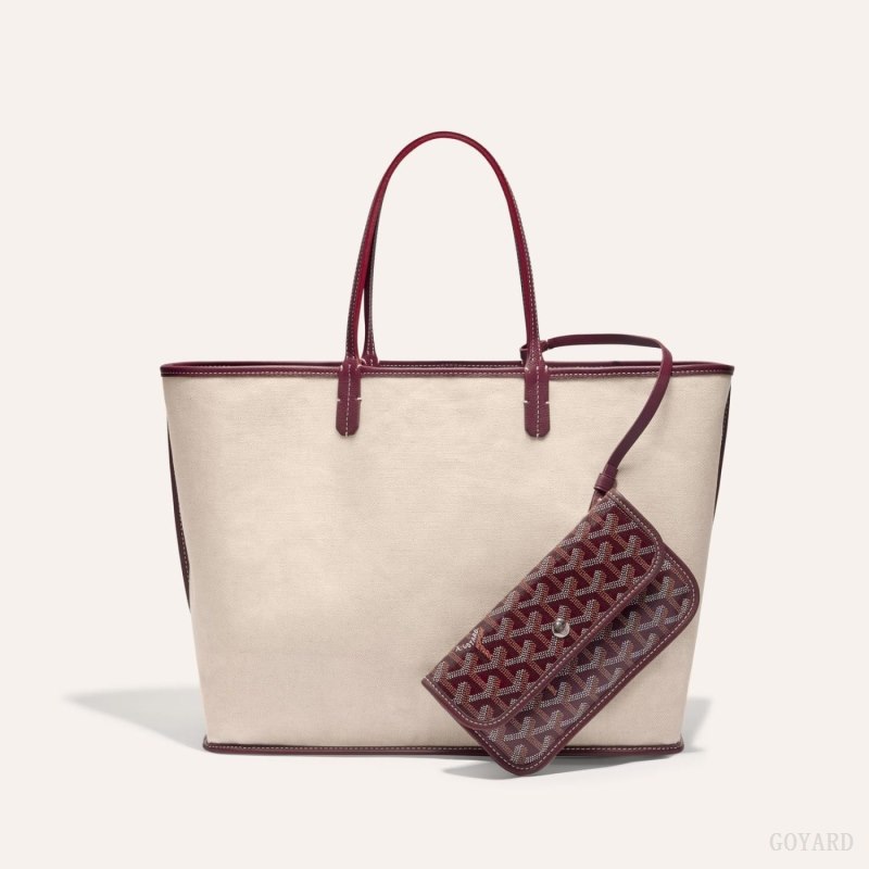 Goyard SAINT LOUIS PM BAG Tote Veske Burgunder | GY-TJD9499