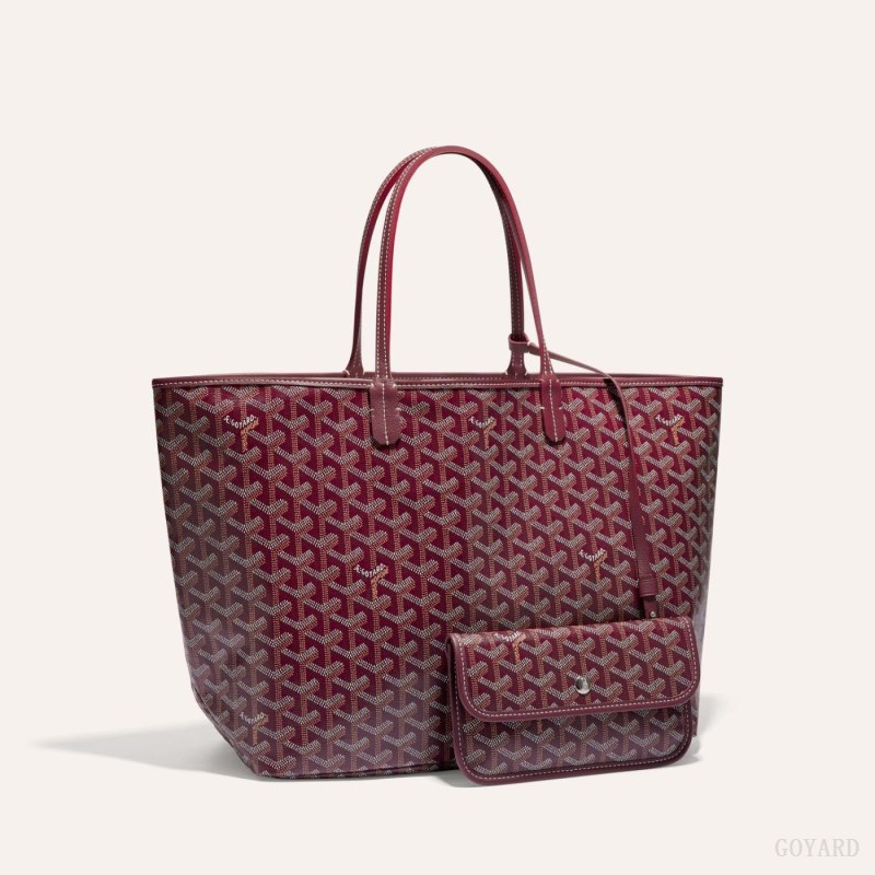 Goyard SAINT LOUIS PM BAG Tote Veske Burgunder | GY-TJD9499