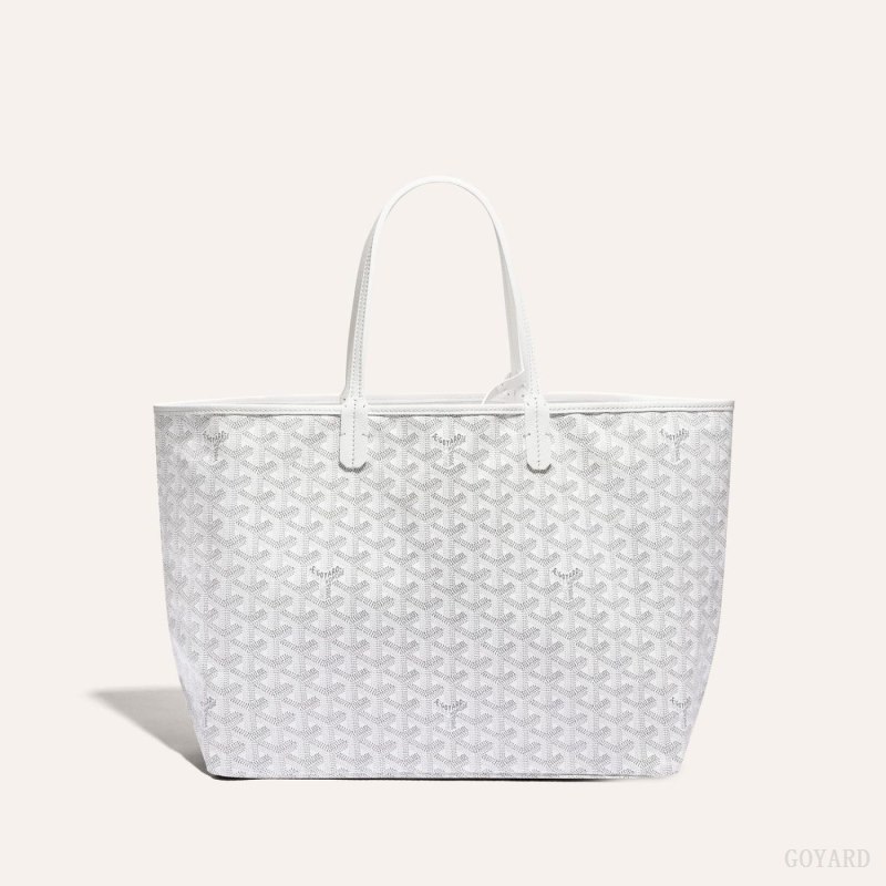 Goyard SAINT LOUIS PM BAG Tote Veske Hvite | GY-KYY4491