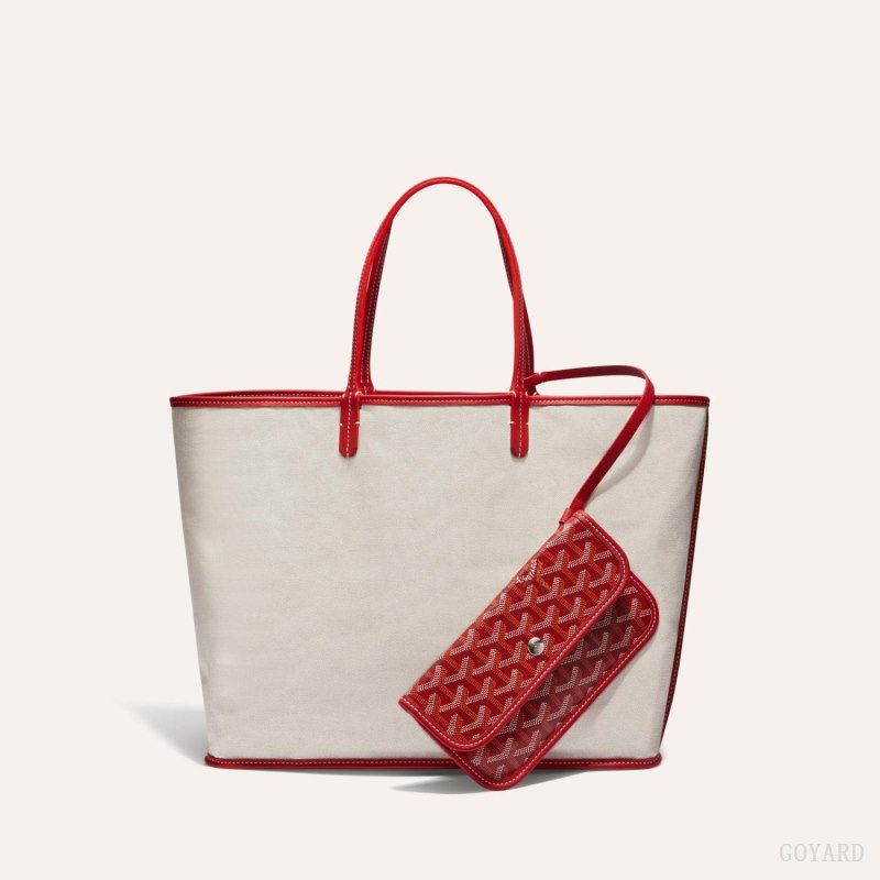 Goyard SAINT LOUIS PM BAG Tote Veske Rød | GY-DPE2364