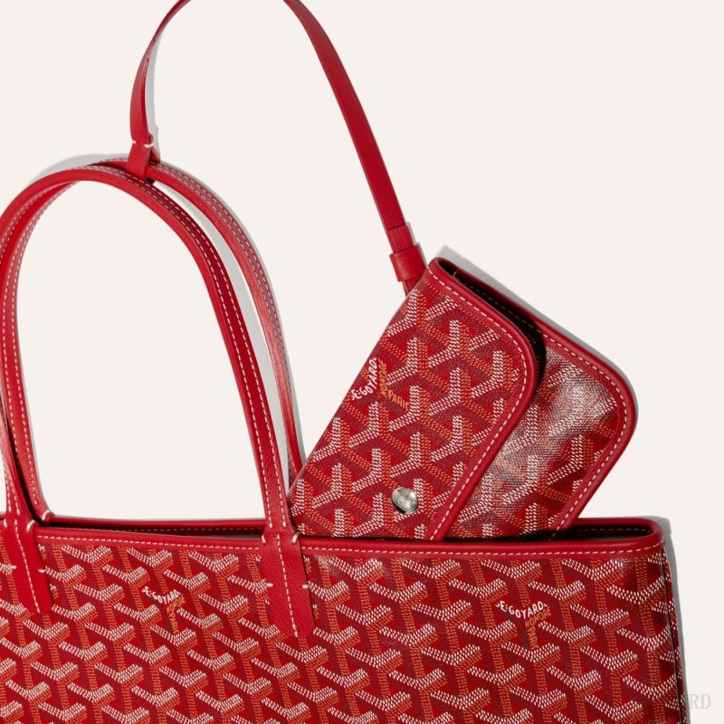 Goyard SAINT LOUIS PM BAG Tote Veske Rød | GY-DPE2364